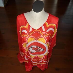 NWOT Kansas Cheifs Trace Caftan from Littlearth One Size SOLD OUT!!!